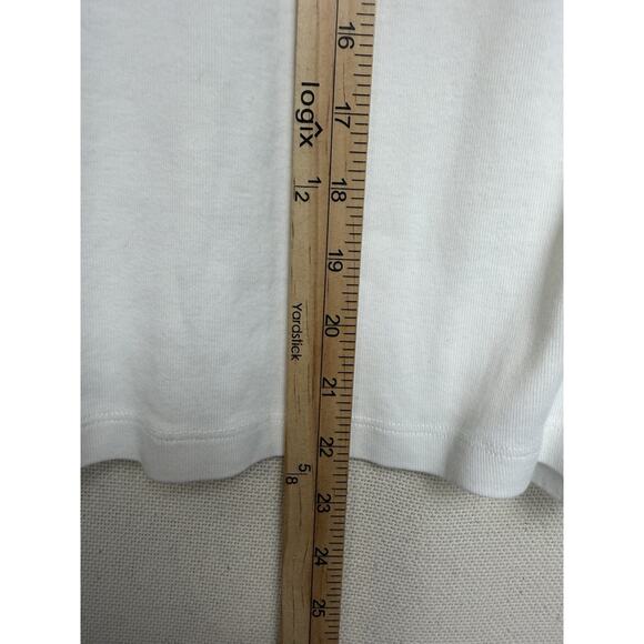 Lauren Ralph Lauren Long Sleeved 100% Cotton T-Shirt Round Neck Women’s XL White - Picture 13 of 13